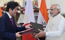 Ấn Độ và Nhật Bản cam kết đồng lòng về biển Đông