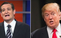 Donald Trump - Ted Cruz trước cuộc chiến trên truyền hình