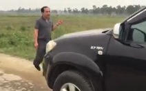 Tài xế Sở GTVT Nghệ An bị “tố” chặn xe tải làm luật