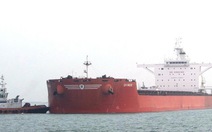 Cảng nước sâu Sơn Dương đón tàu siêu trọng tải