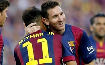 Messi lập hat-trick, Barca tạm chiếm ngôi đầu bảng