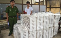 Bắt xe tải chở 15.000 gói thuốc lá lậu