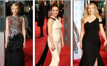 Váy đầm lộng lẫy lên ngôi tại giải BAFTA