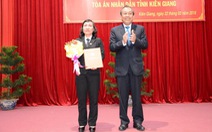 Trao quyết định bổ nhiệm Chánh án TAND tỉnh Kiên Giang