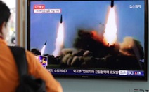 ​Triều Tiên lại bắn hai tên lửa tầm ngắn ra biển