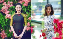 Ngắm áo dài Việt dùng vải Nhật trong bộ sưu tập May