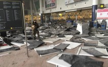 Video cảnh đổ nát ở sân bay Brussels