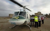 Trực thăng cứu thương Iran rơi, 10 người thiêt mạng