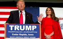 Bầu cử Mỹ: Ông Trump đưa vợ ra để sửa sai?