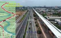 Rõ dáng metro Suối Tiên - Bến Thành nhìn từ flycam