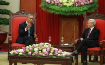 Tổng bí thư Nguyễn Phú Trọng tiếp Tổng thống Mỹ Obama