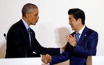 Tổng thống Obama và Thủ tướng Abe bắt tay về Biển Đông