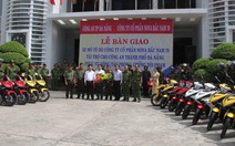 Trang bị 50 môtô cho cảnh sát Đà Nẵng