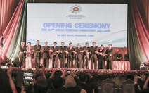 Hội nghị ngoại trưởng ASEAN khai mạc tại Lào