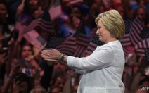 Bà Hillary chính thức trở thành nữ ứng cử viên Tổng thống 