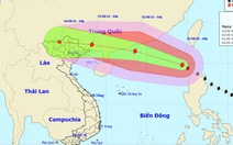 Bão số 2 giật gió dữ dội trên biển Đông