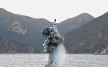 ​Triều Tiên phóng thử tên lửa từ tàu ngầm