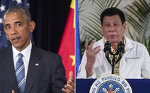 Tổng thống Philippines thóa mạ ông Obama