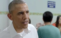 Xem clip Tổng thống Obama ăn bún chả phát trên CNN  