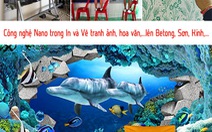 Công nghệ Nano trong in và vẽ tranh ảnh, hoa văn...lên betong, sơn, kính