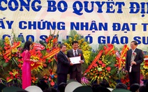 Việt Nam có thêm 702 giáo sư, phó giáo sư
