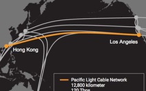 Facebook, Google làm cáp quang biển nối Mỹ với Hong Kong