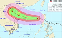 Bão Sarika vào Biển Đông, giật cấp 16