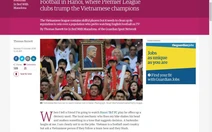 Báo Anh chê bai V-League nặng nề