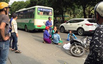 Xe buýt cán chết người giữa trung tâm Sài Gòn