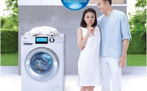 Máy giặt lồng ngang AQUA INVERTER: Đổ đầy khay 1 lần, giặt khoảng 20 lần