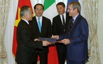Việt - Ý nâng kim ngạch thương mại lên 6 tỉ USD
