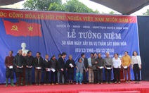 Tưởng niệm 50 năm vụ thảm sát 430 người dân Bình Hòa