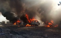 Máy bay 'lạ' dội bom xuống thị trấn gần Baghdad giết 120 người