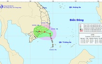 Áp thấp nhiệt đới cách bờ biển Ninh Thuận, Vũng Tàu 150 km