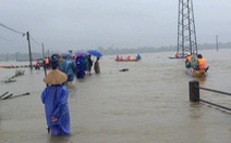 Thừa Thiên - Huế: 3 người chết và mất tích do lũ lụt