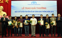 Báo Tuổi Trẻ đoạt 4 giải thưởng báo chí tuyên truyền ATGT