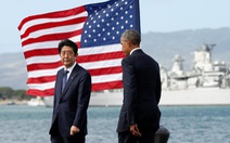 ​Ông Abe cùng ông Obama đặt vòng hoa tại Trân Châu Cảng