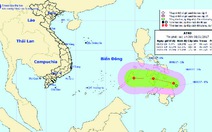 Biển Đông chuẩn bị đón áp thấp nhiệt đới