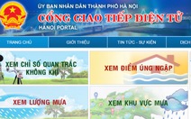 Xem trực tuyến chất lượng không khí, úng ngập tại Hà Nội