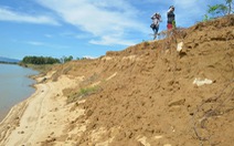 ​Dân phản ánh sông Thu Bồn sạt lở nặng do hút cát