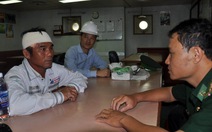 Tàu dầu khí cứu ngư dân bị tai nạn lao động trên biển