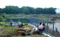 Làm hàng rào kiên cố cao gần 2m quanh Hồ Đá