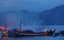 Cháy 3 tàu cá, thiệt hại khoảng 25 tỉ đồng