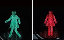 Đèn giao thông 'bình đẳng giới' ở Úc bị chế giễu