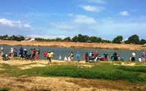 Tắm sông chỗ khai thác cát, một học sinh lớp 1 chết đuối