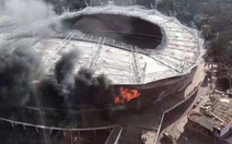 ​Sân vận động CLB hàng đầu Trung Quốc cháy lớn