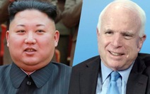 ​Triều Tiên phản ứng việc ông John McCain xúc phạm Kim Jong Un
