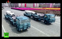 Hình ảnh khí tài quân sự Triều Tiên trong lễ duyệt binh