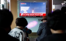Triều Tiên lại bắn tên lửa xuống vùng biển Nhật Bản