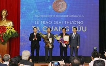 ​Tôn vinh hai nhà khoa học trong lĩnh vực nghiên cứu cơ bản